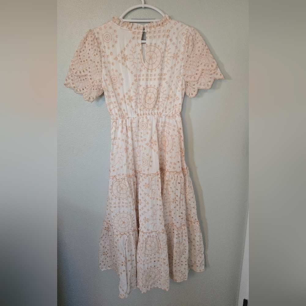 Baltic Born | NWOT Mirabel Eyelet Midi Dress Size Small - Picture 7 of 9